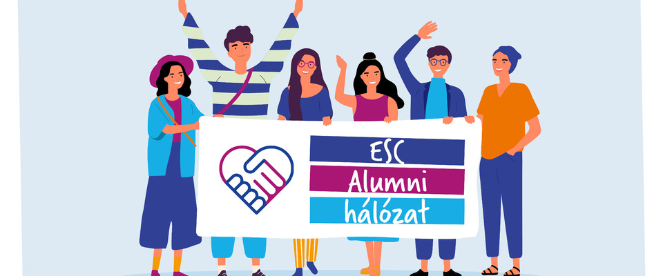 Ajánló grafika a Legyél te is ESC Alumni Agent! című tartalomhoz.