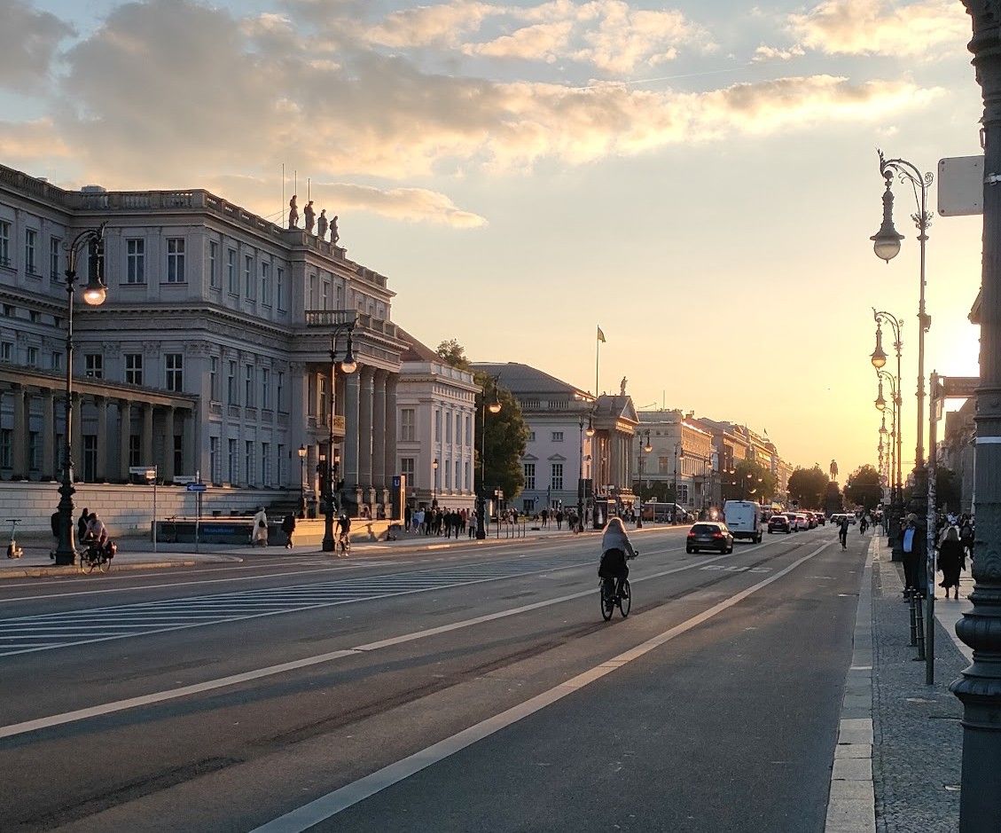Berlini utcakép a Berlin életünk kalandja élménybeszámolóhoz