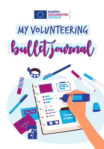 my volunteering bullet journal új borító