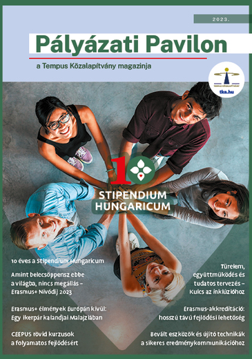 Pályázati Pavilon Magazin 2023 borítókép