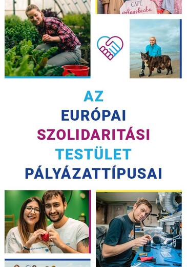 Európai Szolidaritási Testület pályázattípusai leporello borítókép